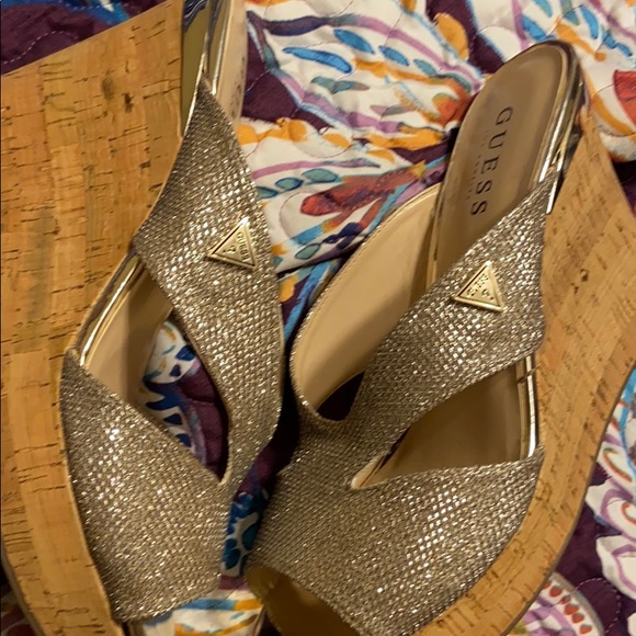 Gold Guess wedges! - Picture 2 of 2